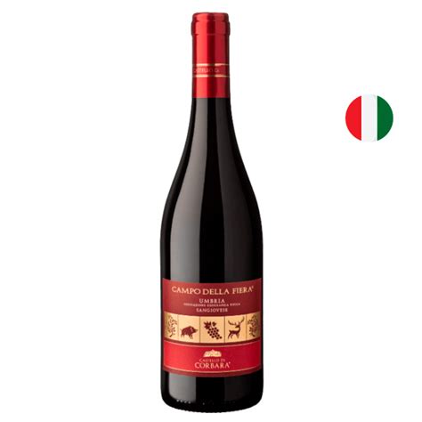 Vinho Tinto Italiano Campo Della Fiera Sangiovese Umbria Igt