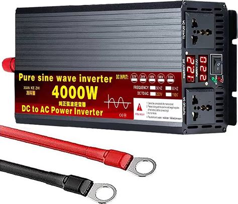 Amazon Inversor De Corriente De Onda Sinusoidal Pura Cc V V A