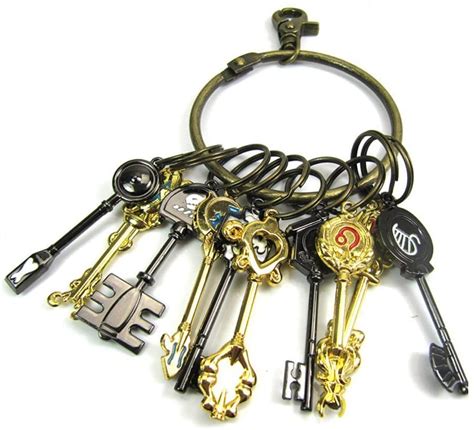 skycostume Fairy Tail New Collection Set of 18 Golden Zodiac Keys – TopToy