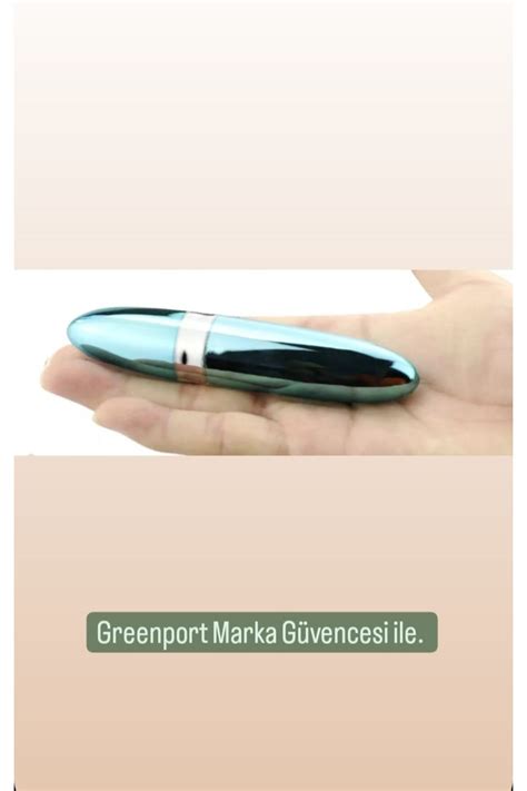 Greenport Ruj Vibratör Titreşim Mastürbatör Mavi Oyuncak Anal Vajina Penis Işlevi Erotik Shop