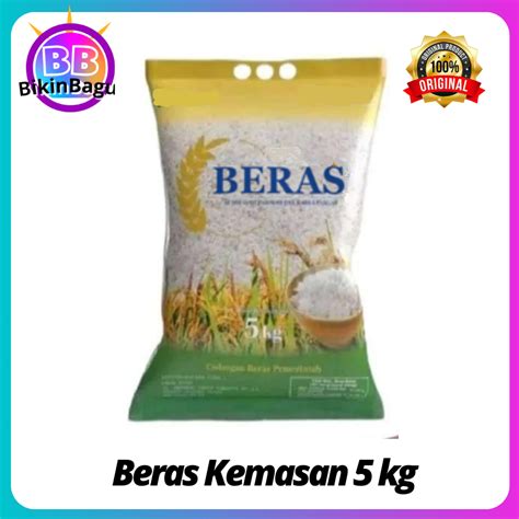 Jual Beras Kg Putih Bersih Tidak Remuk Pulen Oke Punya Shopee Indonesia