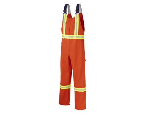 Hi Visibility Bib Coveralls Canadian Linen