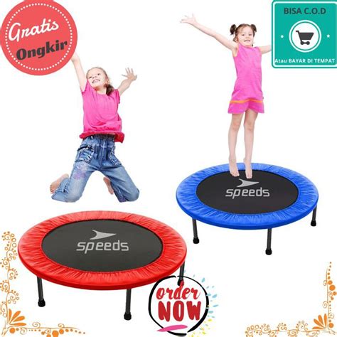 Jual Cod 139 Alat Lompat Anak Sedang Trampoline Trampolin 36 Inch 97cm