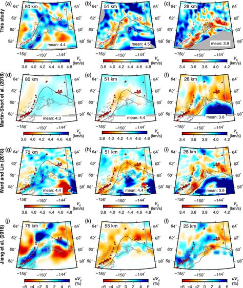 Comparison Of Shear Wave Velocity Models Within Our Study Region Ac