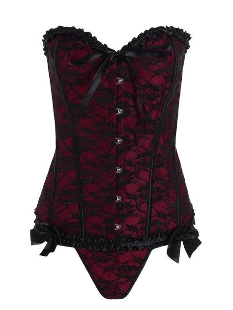 Lace Plus Size Lace Up Strapless Corset Top Strapless Corset Lace