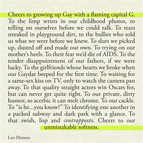 Cheers To Growing Up Gay Digital Art By Leonardo Herrera Fine Art America