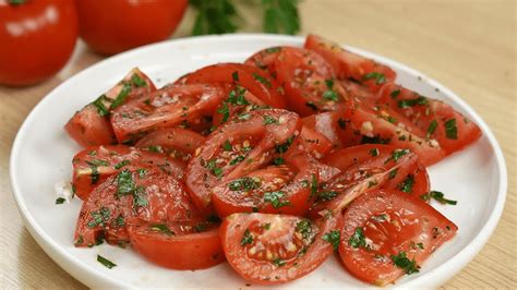 Deliciosa Salada De Tomate Fácil E Rápido De Fazer