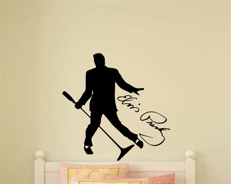 Amazon Elvis Wall Decal Elvis The King Wall Sticker Music Room