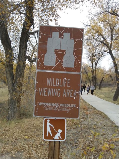 Wildlife viewing area signs