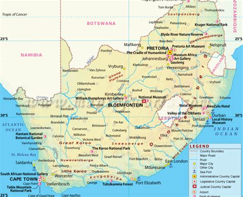 South Africa States Map - My Maps