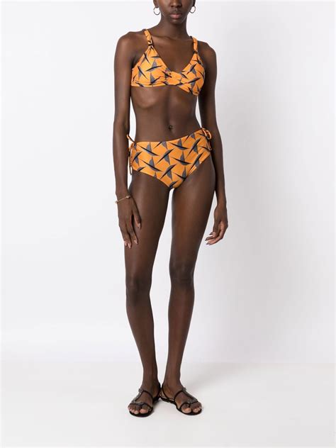 Lygia Nanny Marcela Adjustable Bikini Set In Orange ModeSens