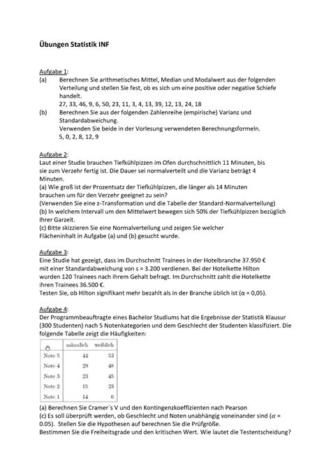 Ueb Inf Bung Sose Statistik Dhbw Bungen Statistik Inf