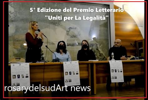 RosarydelsudArt News 5 Edizione Del Premio Letterario Uniti Per La