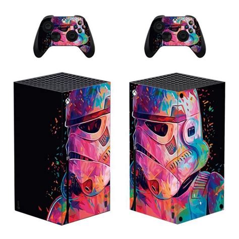 Kit Autocollants Pour Xbox Series X Star Wars Sticker Skin Pour Xbox