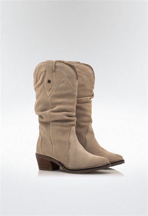 Botas Camperas Mujer Mustang Teo Beige