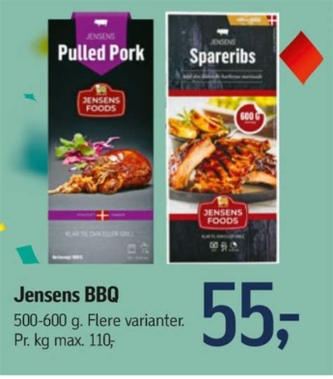 Jensens pulled pork tilbud hos Føtex