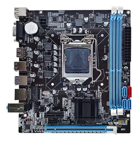 Placa Madre B75 Micro Atx Lga1155 Socket Desktop De 16 Gb Cuotas Sin Interés