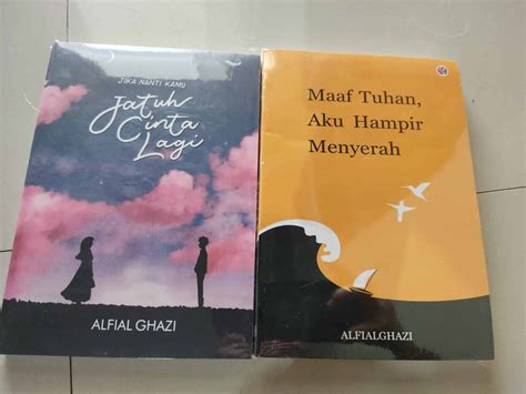 Paket 2 Novel Jatuh Cinta Lagi Dan Novel Maaf Tuhan Aku Hampir