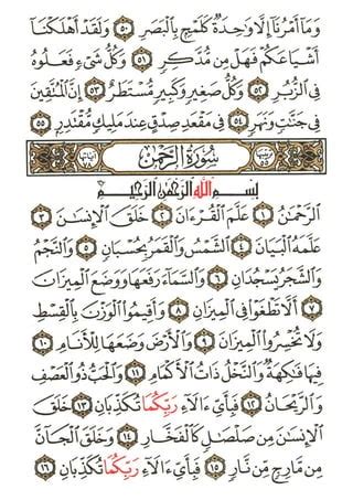 Surah Ar Rahman PDF