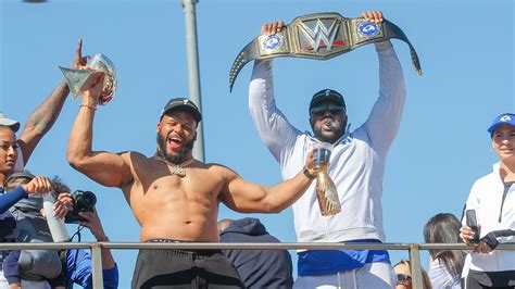 Los Angeles Rams Celebrate Super Bowl Win With Victory Parade