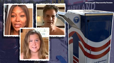 Celebrities Strip For Ad To Promote Doing Mail In Voting Correctly For