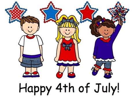 Kids Fourth Of July Clipart