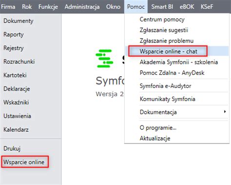 Czat W Programach Symfonii Symfonia Centrum Pomocy