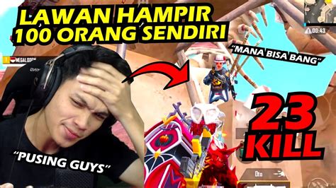 23 Kills Solo Vs Squad Hampir 100 Players Turun Bareng Pubg Mobile