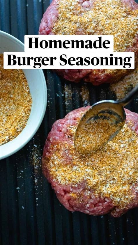 Homemade Burger Seasoning Artofit