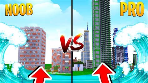 Prime Video Clip Noob Vs Pro Minecraft Tsunamis Vs Cities With Tiny