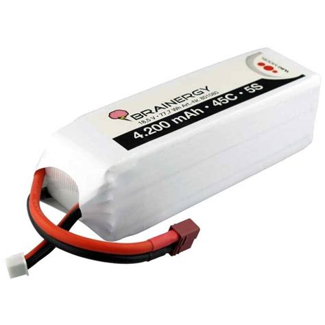 Lipo 5s 4200 mAh 45C Brainergy T-Dean - Turbines RC