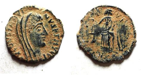 As Found Constantine I Ae Posthumous Issue Roman Imperial Coins