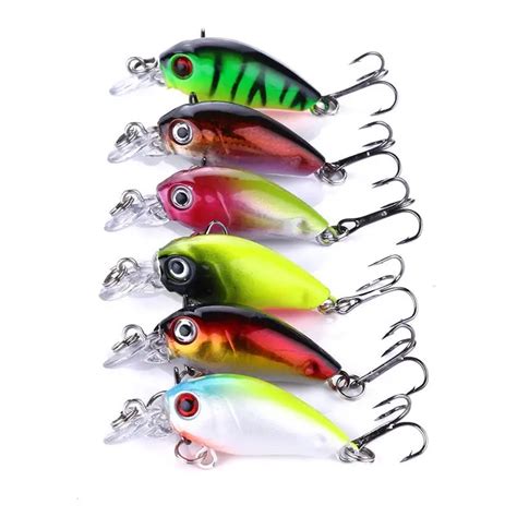 Crankbait Fishing Lure 4 5cm 4g Artificial Bait Floating Swing Crazy