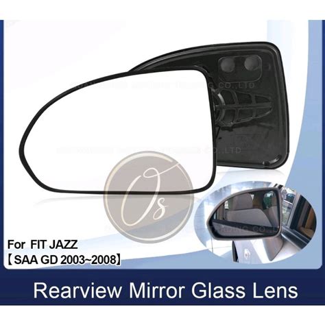 Honda Jazz City Mirror Glass Lens Outer Rearview Side Mirror Glass Lens