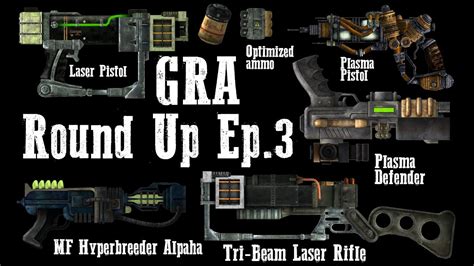 Fallout New Vegas Gun Guide Gra Roundup 3 Beams Balls And Lights Youtube