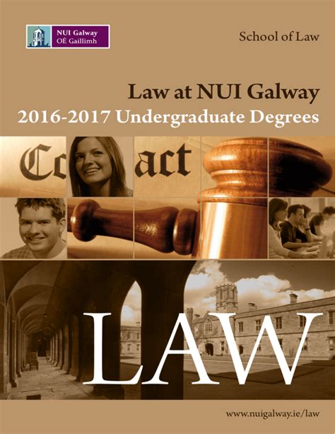 Law Law At Nui Galway 2016 2017 Undergraduate Degrees School Of Law