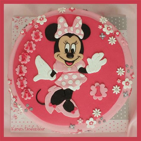 Mini Mouse Decorated Cake By Karen Dodenbier Cakesdecor