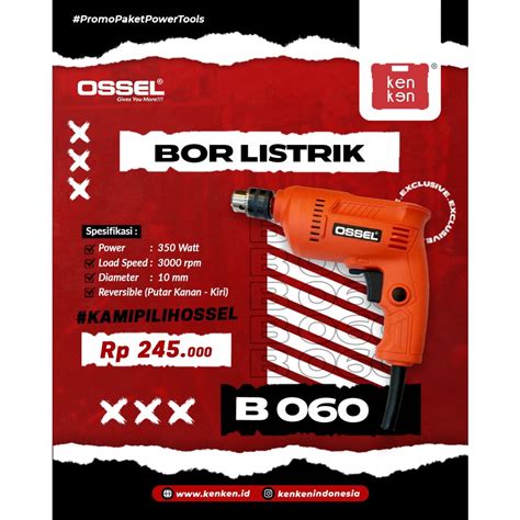 Jual Bor Listrik Mm B Ossel Bor Mm Ossel Bor Listrik Mm Maktec