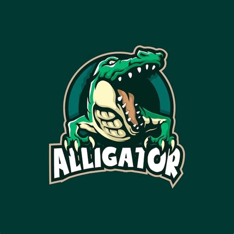 Premium Vector Alligator Mascot Logo Design Vector With Modern