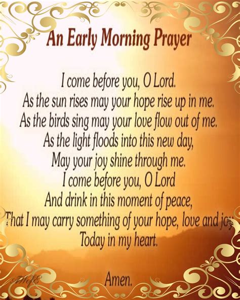 An Early Morning Prayer Quotes Morning Prayer Good Morning Good Morning