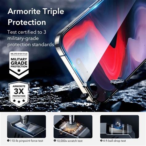 Esr Armorite Tempered Glass Iphone Pro Max