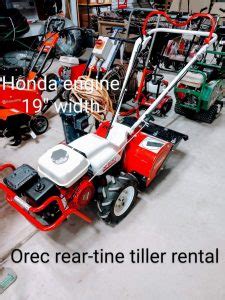 Tiller Rental, Rear Tine – Tri-City Equipment Rental