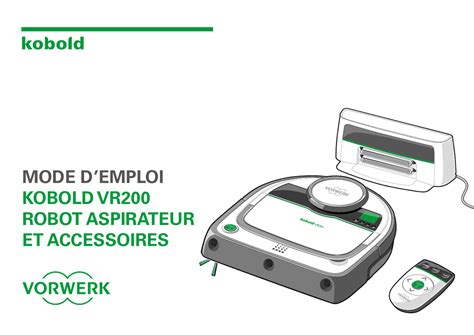 Mode D Emploi Kobold Vr Robot Aspirateur Et Accessoires Manualzz