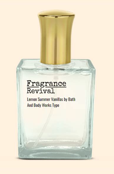 Lemon Summer Vanillas By Bath And Body Works Type Fragrance Revival