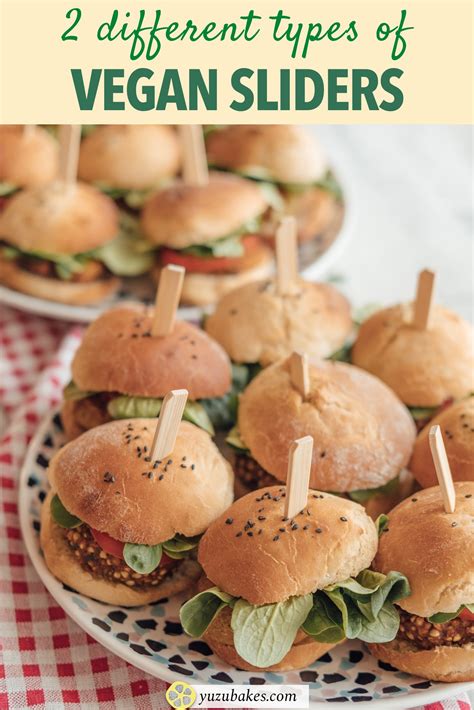 Delicious Vegan Sliders Yuzu Bakes