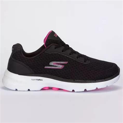 Tênis Skechers Go Walk 6 Iconic Vision Feminino Caminhada Parcelamento Sem Juros