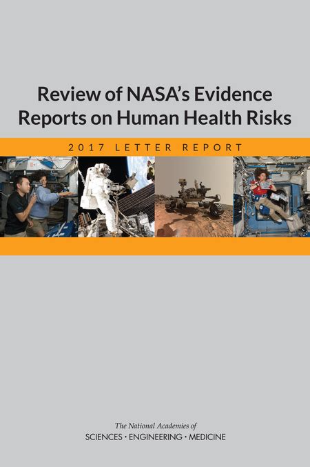 Review Of Nasa S Evidence Reports On Human Health Risks Letter