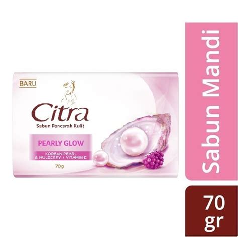 Citra Bar Soap Pearly White Citra Pearly Glow Gr Sabun Mandi Batang