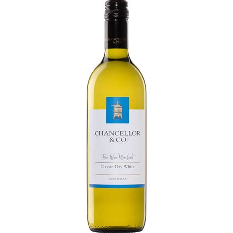 Chancellor And Co Classic Dry White Wine 750ml Woolworths