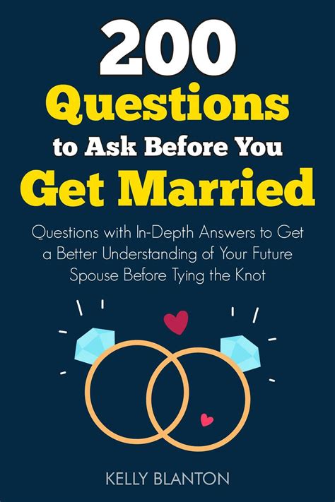 200 Questions To Ask Before You Get Married Questions With In Depth